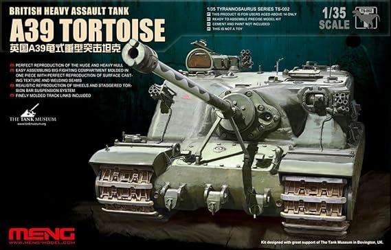 A39 Tortoise British Heavy Assault Tank - 1/35 Scale (Meng TS-002)