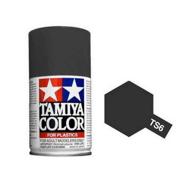 Matt Black Spray Can 100ml (Tamiya TS-6)