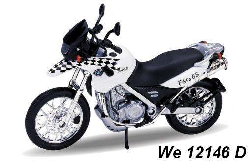 BMW F650 GS  - 1/18 Scale (Welly WEL12146D-PW)