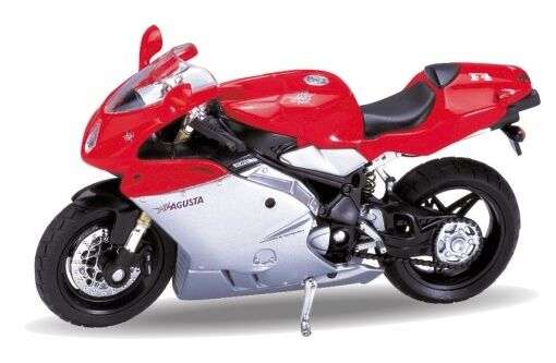 MV Agusta F4S Red/Silver 2004 - 1/18 Scale (WEL12153PW)