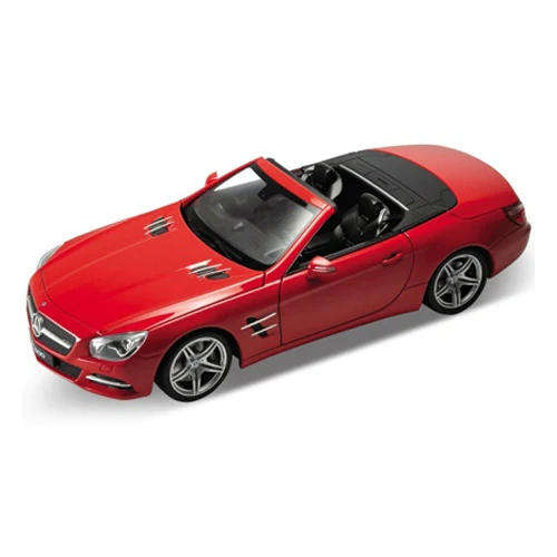 Mercedes-Benz SL500 (Convertible) (Red) 2012 - 1/24 Scale (Welly WEL24041C-W)