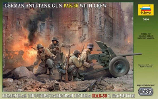 PAK 36 with Crew - 1/35 Scale (Zvezda 3610)