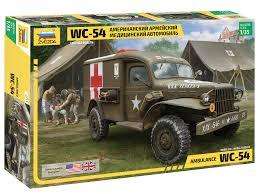 Dodge WC-54 Ambulance - 1/35 Scale (Zvezda 3711)