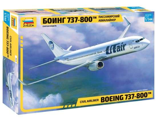 Boeing 737-800 - 1/144 Scale (Zvezda)(ZV7019)