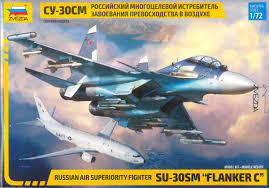 Sukhoi Su-30SM Flanker C - 1/72 Scale (Zvezda 7314)