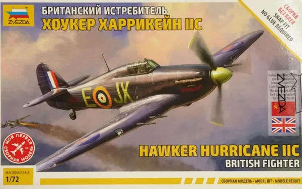 Hawker Hurricane Mk.IIc - 1/72 Scale (Zvezda 7322)