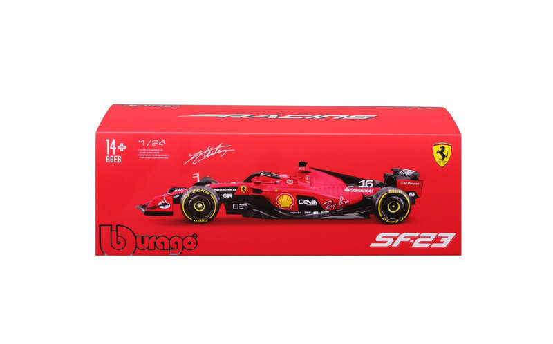 1/24 Ferrari F1 SF-23 2023 - #16 Charles Leclerc  -1/24 Scale  (Bburago Bur18-26808L)