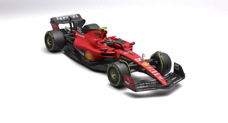 Ferrari F1 SF-23 2023 #55  Carlos Sainz - 1/24 Scale (Burago 18-26808S)