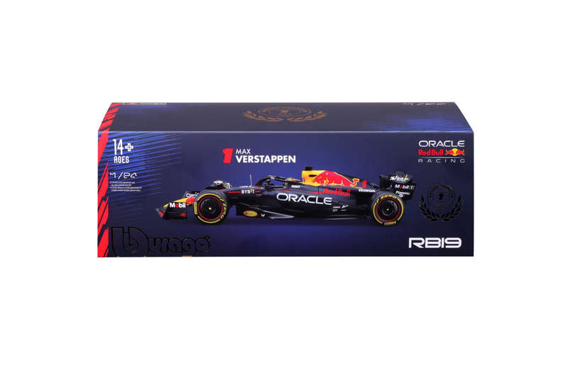 1/24 Red Bull F1 RB19 2023 - #1 M.Verstappen  - 1/24 Scale (Bburago Bur18-28030V)