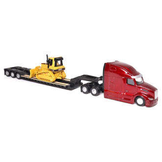 Peterbilt 579 with Trailer & CAT D5M Dozer - 1/78 Scale (DM84419)