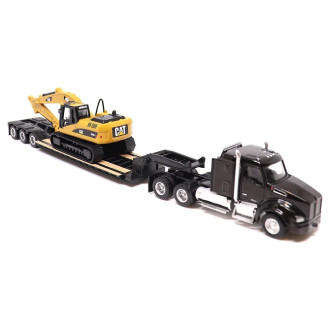 Kenworth T880 with Trailer & CAT 320DL Excavator - 1/87 Scale (DM84420)