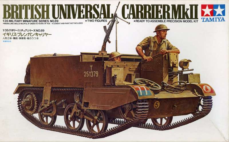 Universal Carrier Mk.II - 1/35 Scale (Tamiya)(TAM35089)(ON0197)