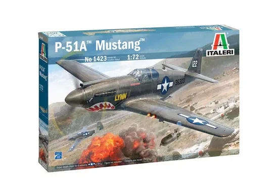 P-51A Mustang - 1/72 Scale (Italeri 1423)