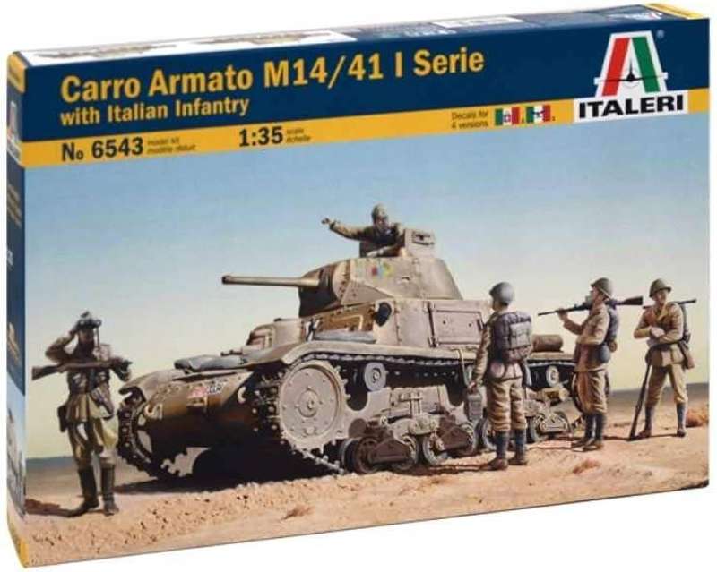 M14/41 with Italian Infantry -  1/35 Scale (Italeri 6543)