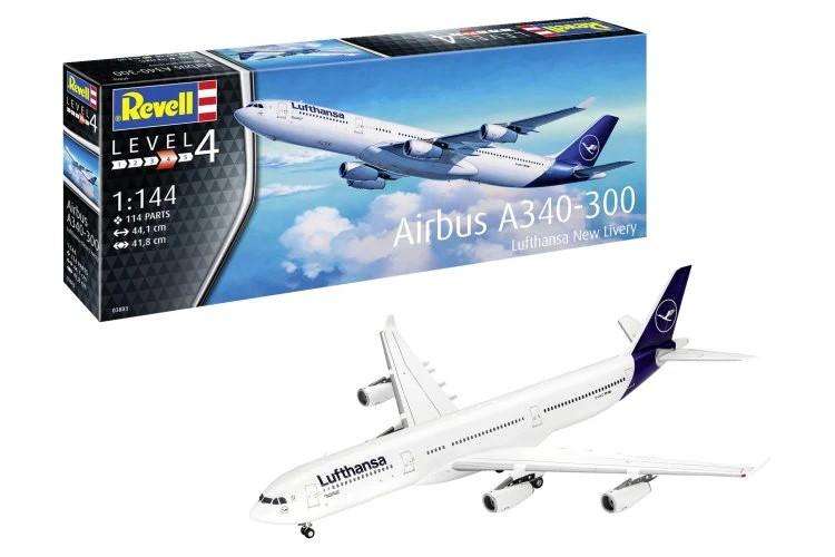 Airbus A340-300 'Lufthansa' New Livery 1/144 Scale Revell 03803