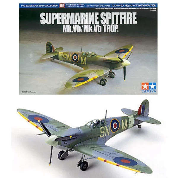 Spitfire Mk.Vb.Mk.Vb Trop - 1/72 Scale (Tamiya 60756)