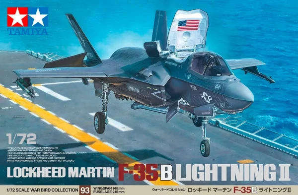 Lockheed Martin F-35B Lightning II - 1/72 Scale (Tamiya 60793)