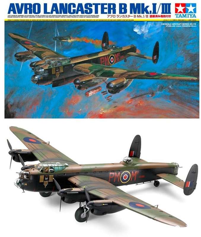 Lancaster B1/BIII - 1/48 Scale (Tamiya 61112)
