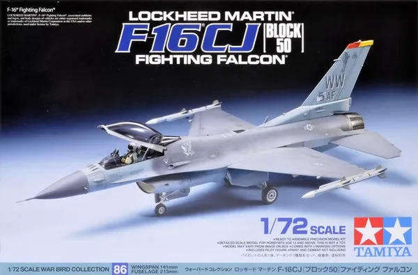 F-16CJ Fighting Falcon - 1/72 Scale (Tamiya 60786)