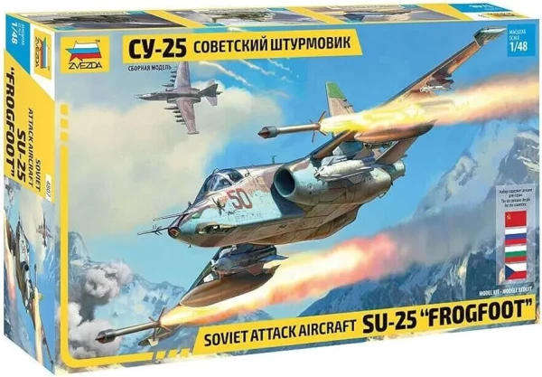 Sukhoi Su-25 Frogfoot - 1/48 Scale (Zvezda 4807)