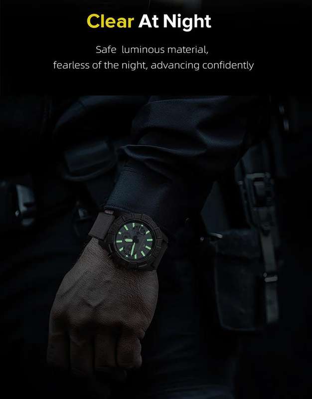 NORTH EDGE Men's Blaze  Photovoltaic Solar Drive Watch - Nylon Strap