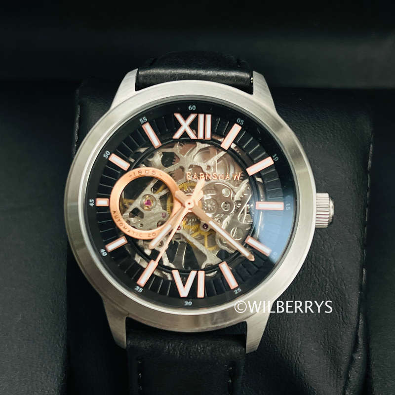 Thomas Earnshaw Steam Engine Open Heart Skeleton Automatic Watch