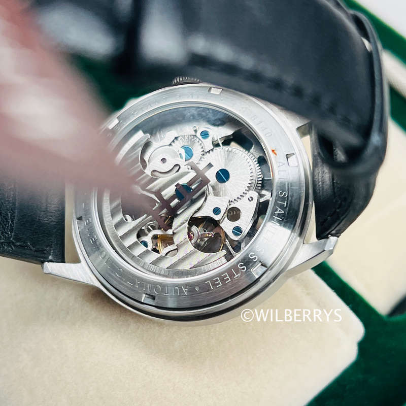 Thomas Earnshaw Steam Engine Open Heart Skeleton Automatic Watch