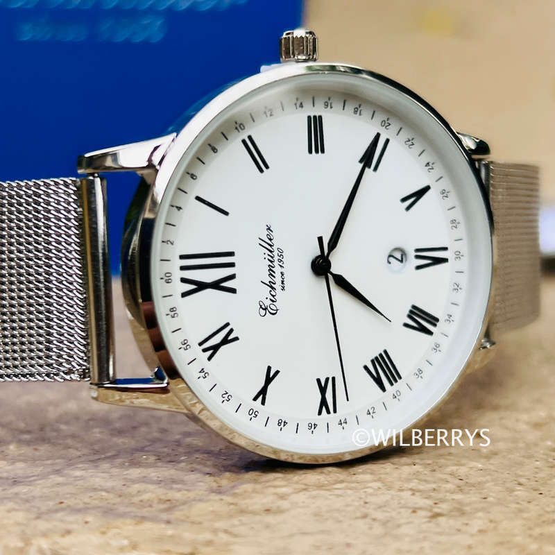 EICHMULLER GERMANY since 1950 Traditional Eichmüller 40mm Milanese Bracelet Watch