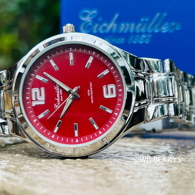 EICHMULLER Germany since 1950 Mens 42mm Classic Bracelet Watch