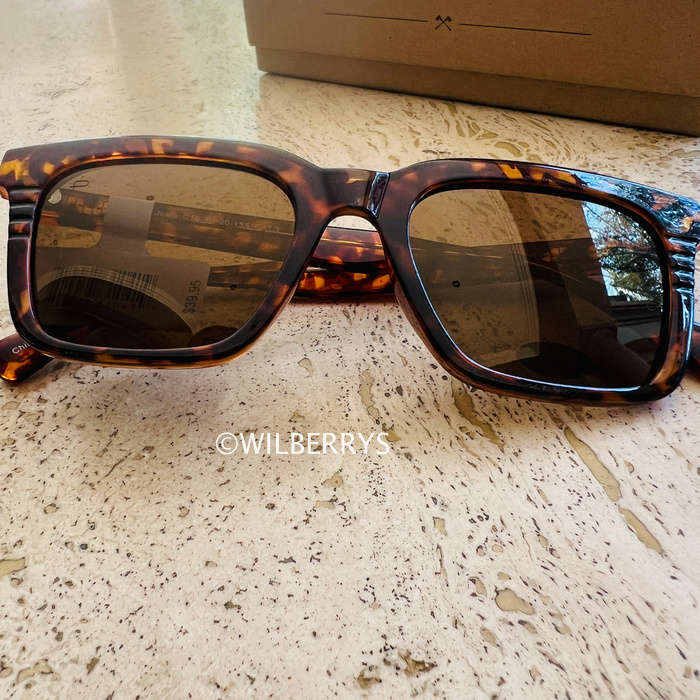 PRIVE REVAUX Mens wayfarer Premium Luxe Tortoise Acetate Sunglasses or Glasses