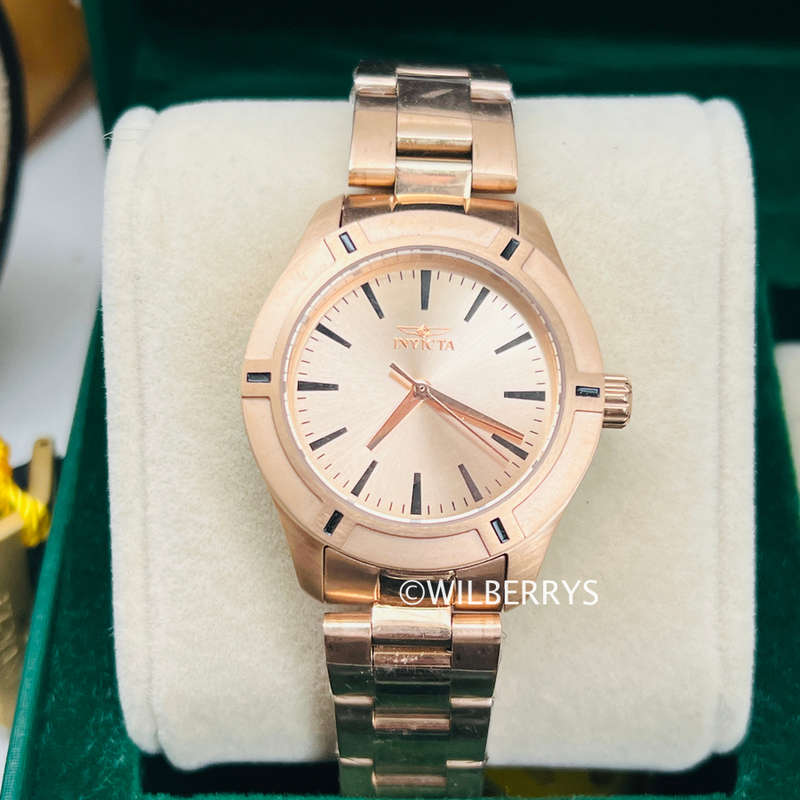 INVICTA Women`s Pro Diver Lady 32mm Rose Gold Watch