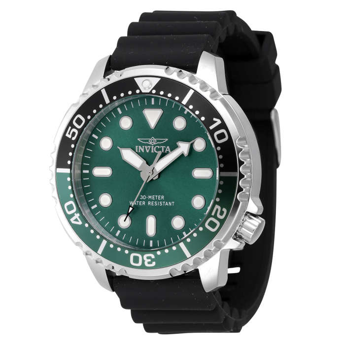 INVICTA Mens Pro Diver 48mm Sprite Silicone Strap Watch