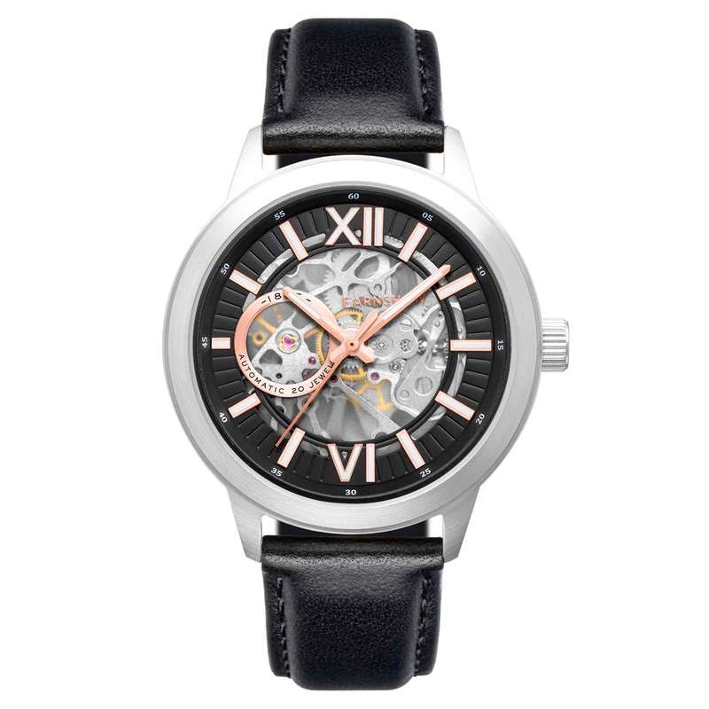 Thomas Earnshaw Steam Engine Open Heart Skeleton Automatic Watch