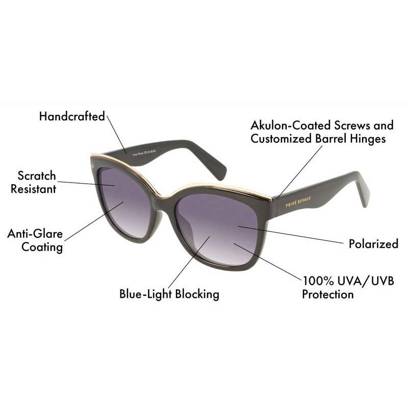 Prive Revaux Women's PREMIUM Luxury Lovey Dovey Merlot Sunglasses