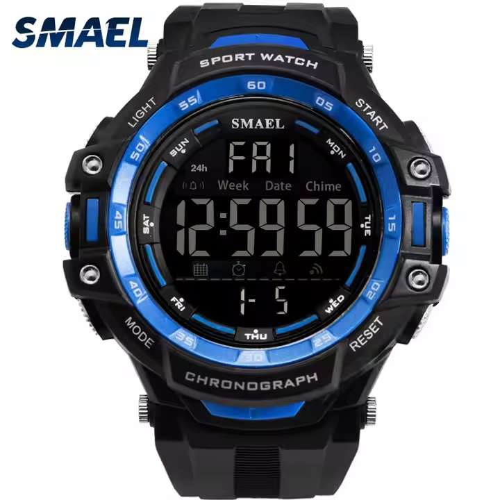 SMAEL Men SHOCK PROOF Mens Multifunction Alarm Chrono Watch
