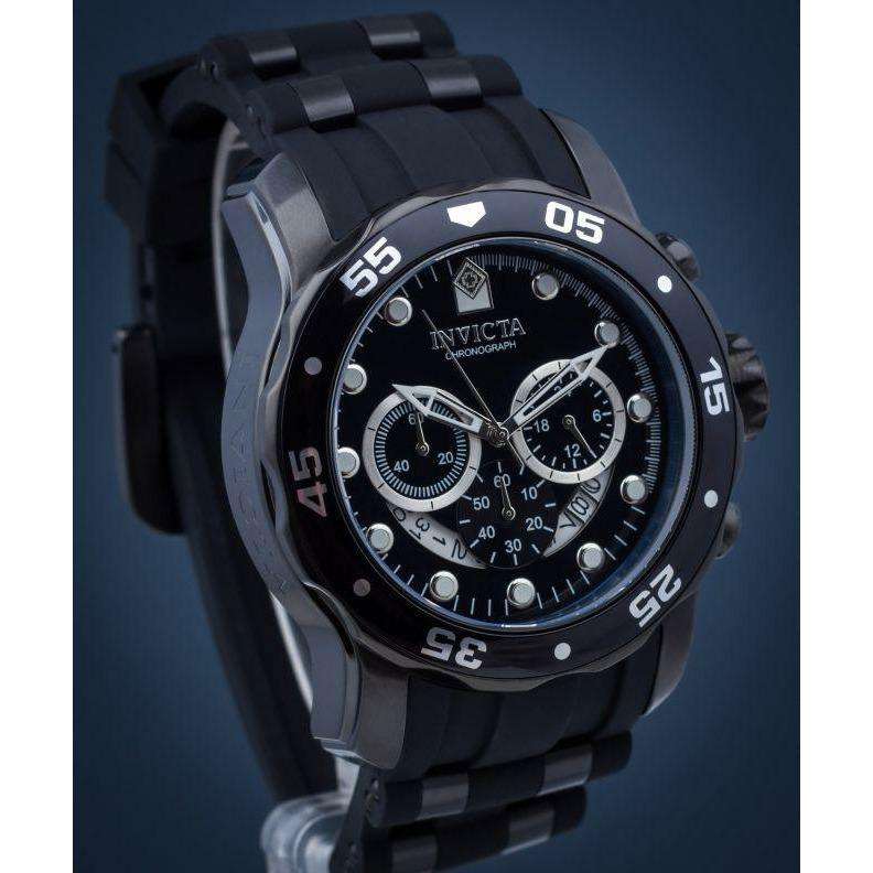 INVICTA Pro Diver Scuba Colossus 50mm Black Chronograph Watch