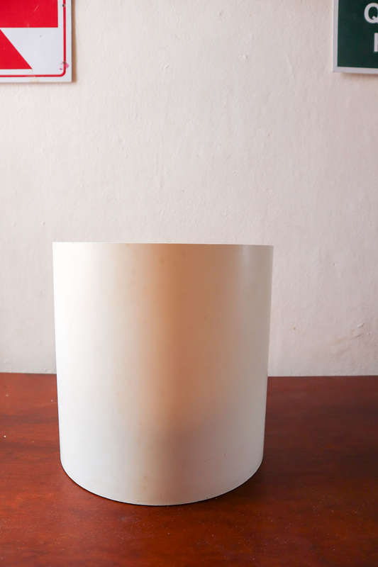 Waste paper bin Model 4660 by Gino Colombini for Kartell, 1970