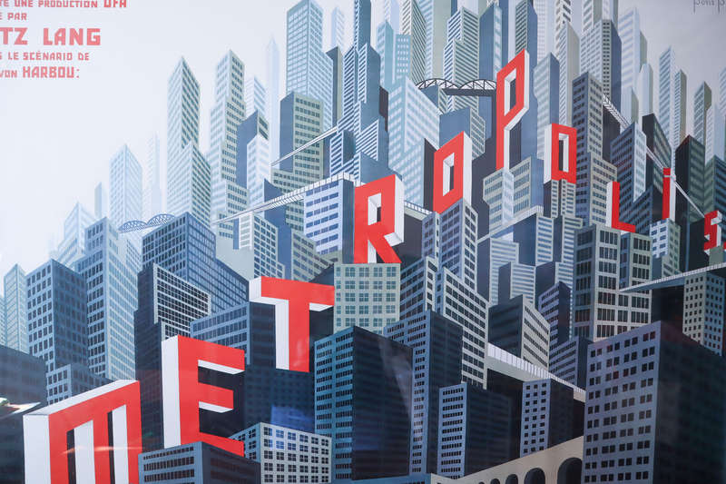 Metropolis Movie Poster by Boris Bilinsky, Fritz Lang Movies