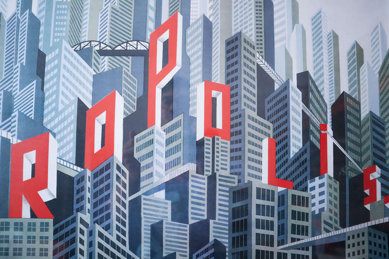 Metropolis Movie Poster by Boris Bilinsky, Fritz Lang Movies