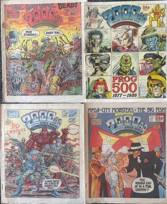 100 AD 2000 COMICS! IN EXCELLENT CONDITION