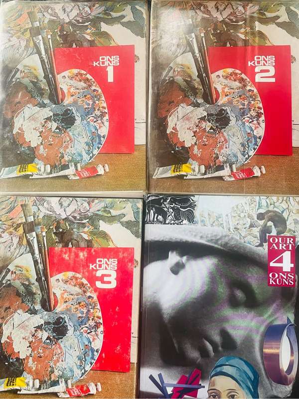 COMPLETE SET OF SOUTH AFRICAN ART BOOKS "ONS KUNS 1, 2, 3 & 4"