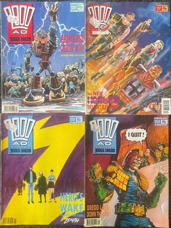 100 AD 2000 COMICS! IN EXCELLENT CONDITION