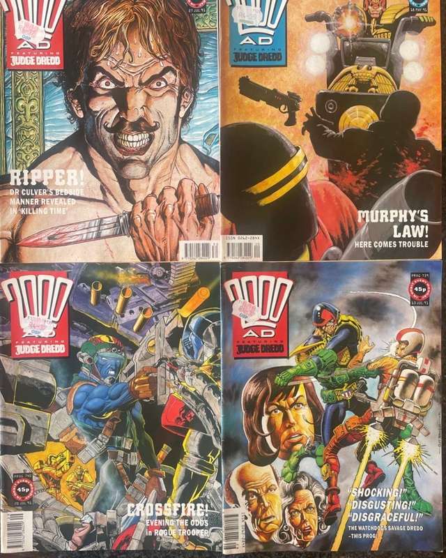 100 AD 2000 COMICS! IN EXCELLENT CONDITION