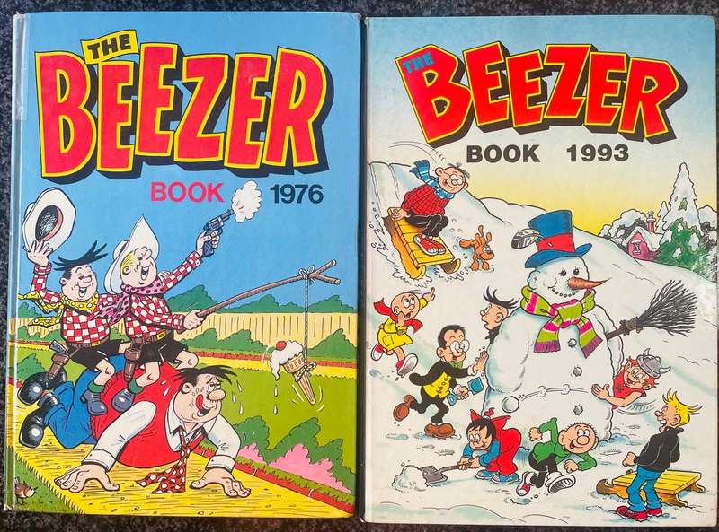 2 BEEZER BOOKS! THE BEEZER BOOK 1976 & THE BEEZER BOOK 1993