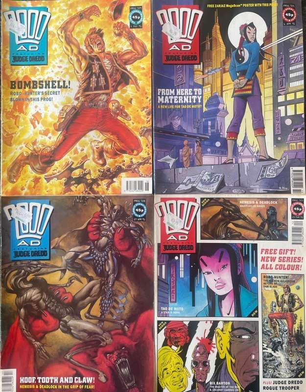 100 AD 2000 COMICS! IN EXCELLENT CONDITION