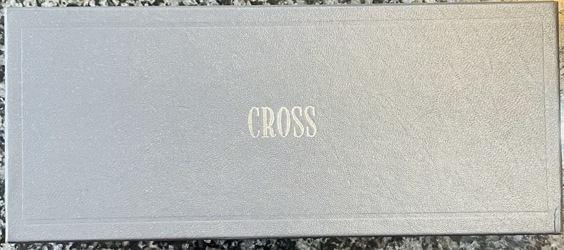 CROSS CENTURY CLASSIC SILVER/CHROME PEN AND PENCIL SET IN BOX