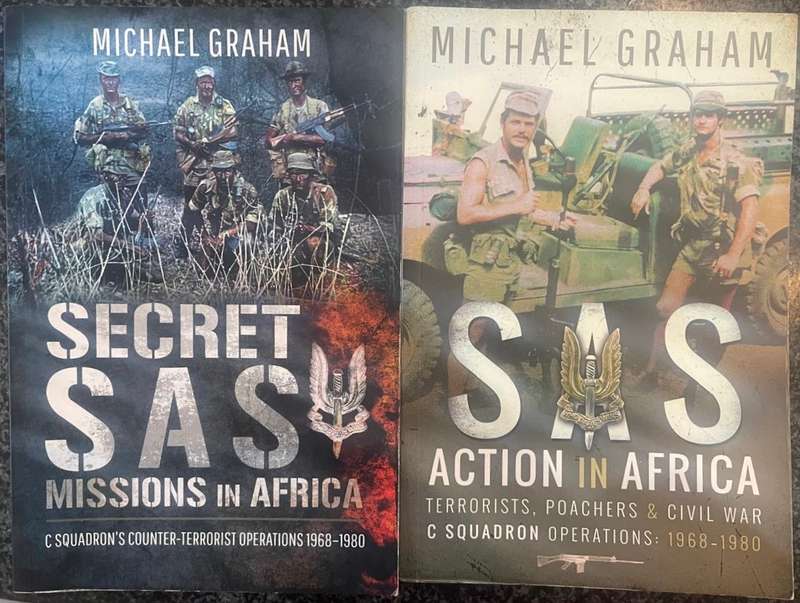 2 SAS BOOKS BY MICHAEL GRAHAM! SECRET SAS: MISSIONS IN AFRICA & SAS: ACTION IN AFRICA