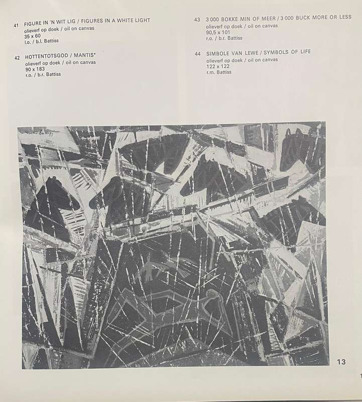 SCARCE!! WALTER BATTISS, 1979,  EXHIBITION CATALOGUE