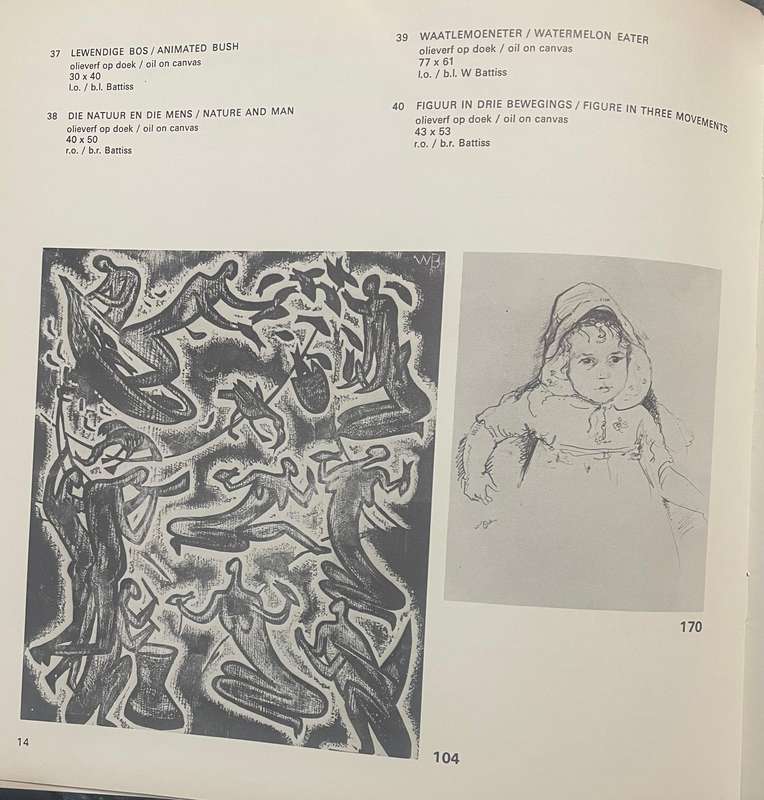 SCARCE!! WALTER BATTISS, 1979,  EXHIBITION CATALOGUE