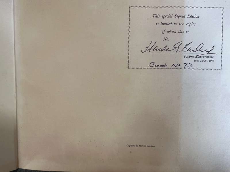 SIGNED! NUMBERED 73/100! PIETERMARITZBURG AND THE NATAL MIDLANDS PEN AND INK DRAWINGS BY H G BAILEY
